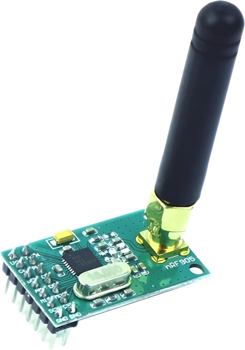TIC TOC Store 5pcs NRF905 PTR8000+ Tri-Band Wireless Transceiver Module - 433/868/915MHz, 76.8Kbps, +10dBm Output, Low-Power for IoT & Industrial Control - Image 2